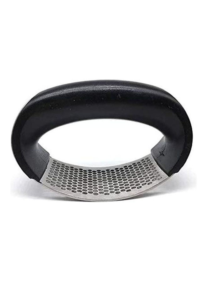 TOAO Stainless Steel Manual Garlic Press Crusher Squeezer Masher Home Kitchen Tool Black - Image 1