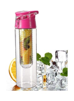 Fruit Fuzer Infusing Infuser Water Bottle Sports Health Juice Maker Pink-Clear - v1646210142/N52795532A_1