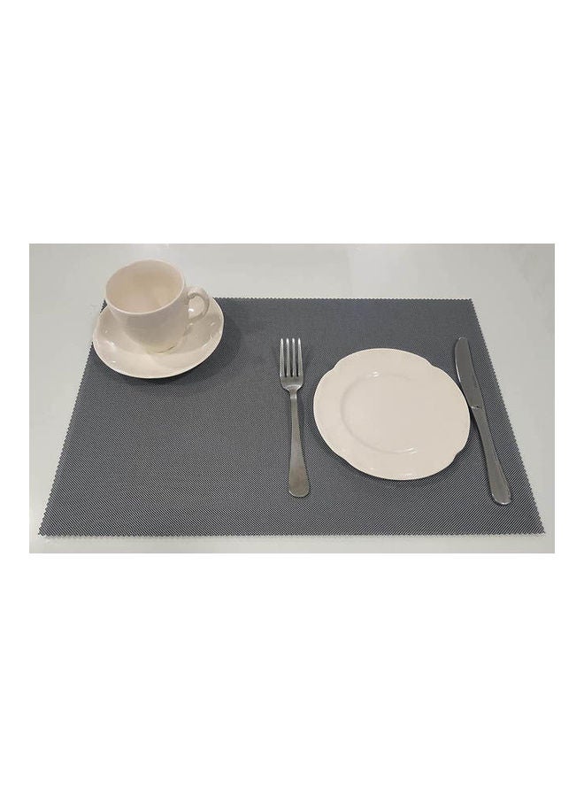 Generic Table Mats Placemats 6 Pcs Grey 45x30cm  - Image 2