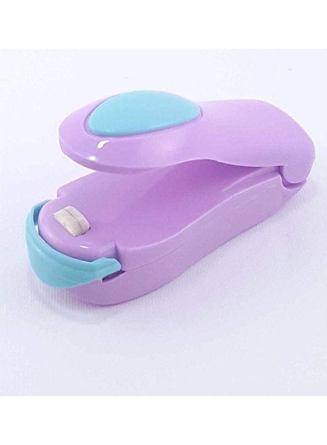 Portable Food Bag Sealer With Back Magnet For Hanging Pink - Image 1