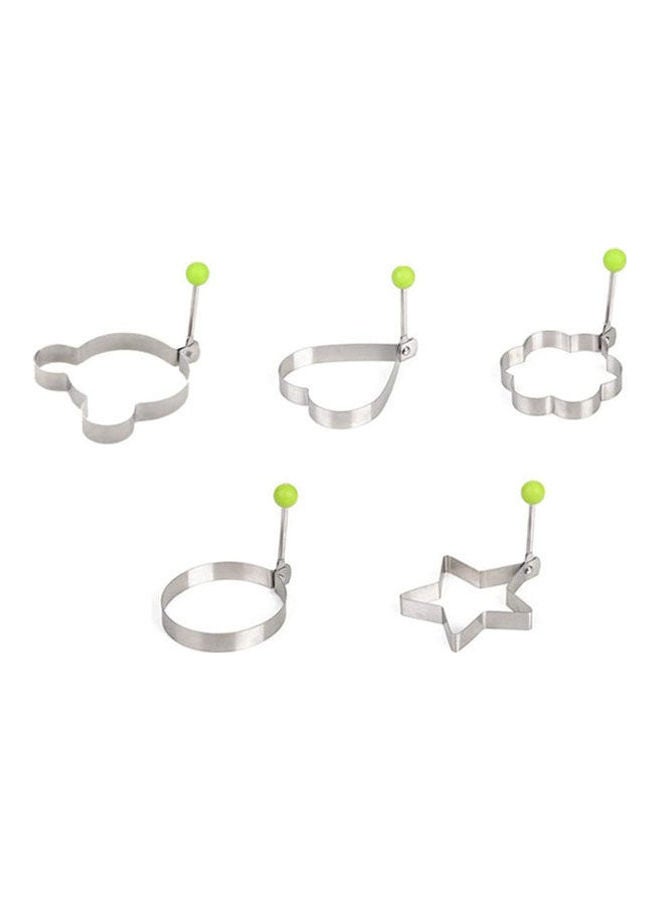 Stainless Steel Egg  Mould Ring Silver - Image 1