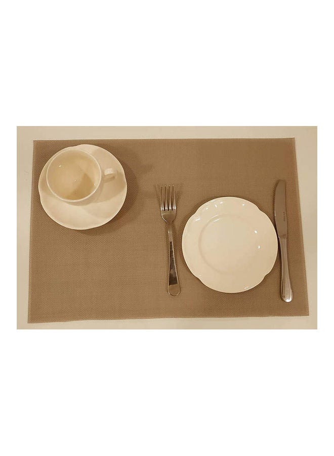 Generic Table Mats Placemats 6 Pcs Brown  - Image 1