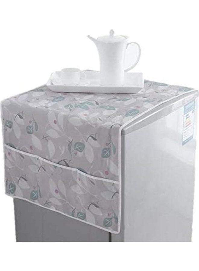 Fridge Dust Cover Kitchen Decor Universal Sunscreen Cover With Storage Bag Multicolour  - Image 2