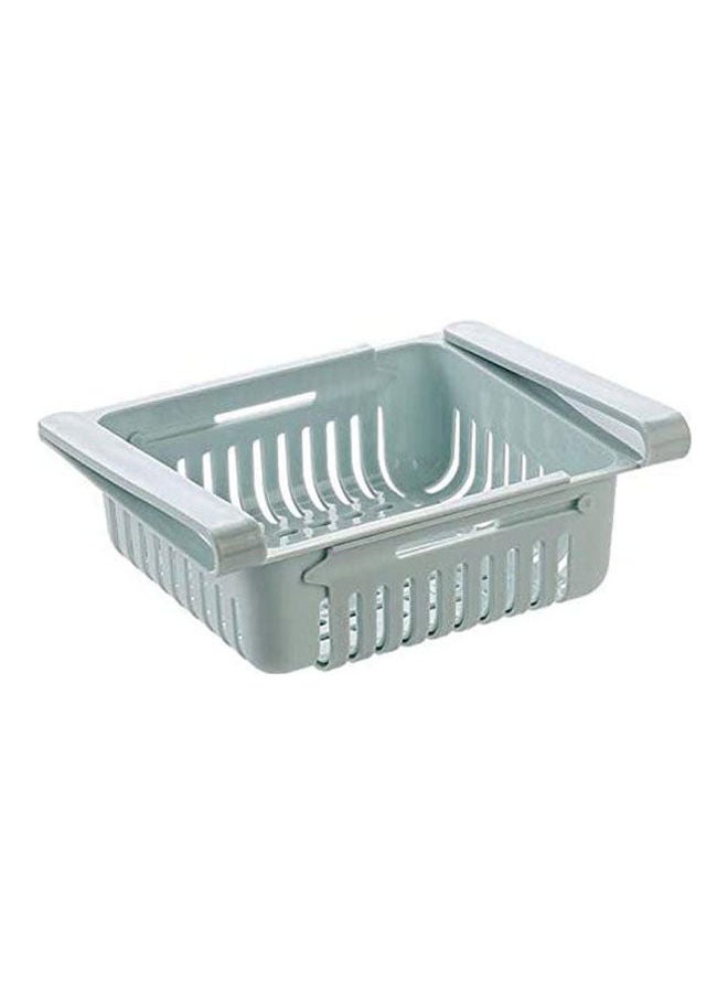 1 Pc Refrigerator Shelf Partition Drawer Kitchenware Refrigerator Storage Box Blue 7.5*20.5cm - Image 1