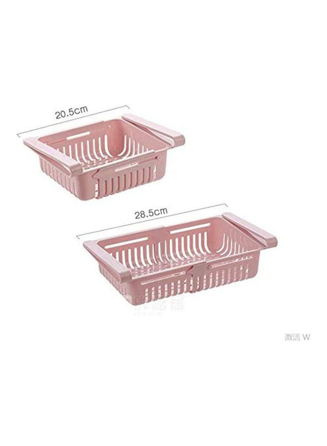 1 Pc Refrigerator Shelf Partition Drawer Kitchenware Refrigerator Storage Box Blue 7.5*20.5cm - Image 2