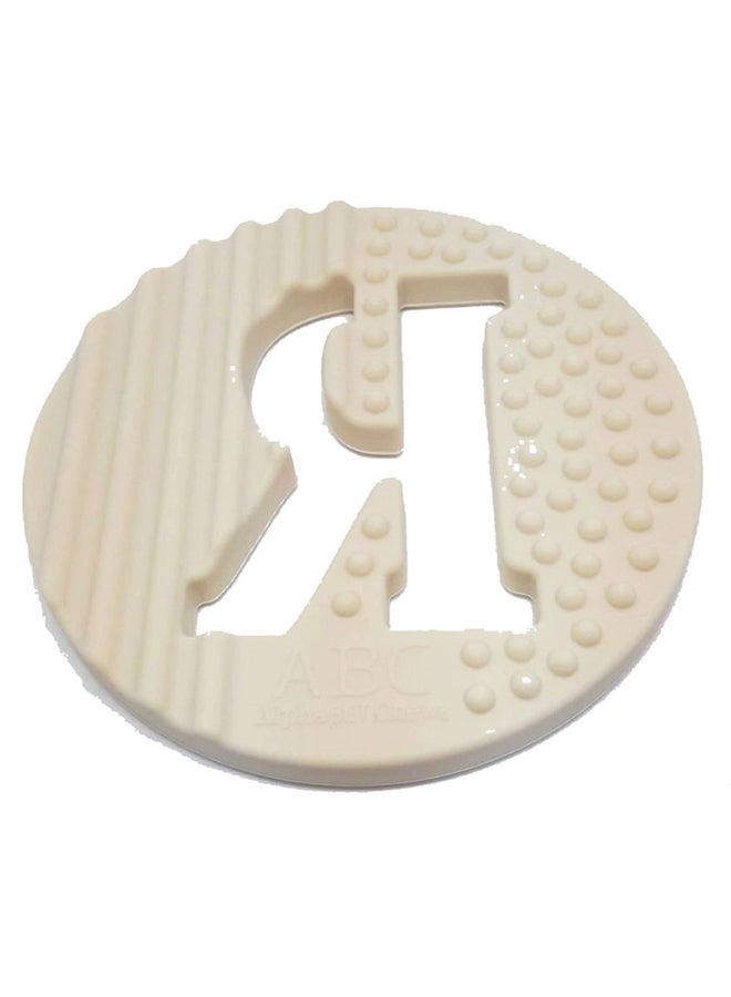ONE.CHEW.THREE Alphabet Chews Letter Teething Disc - R - Image 1