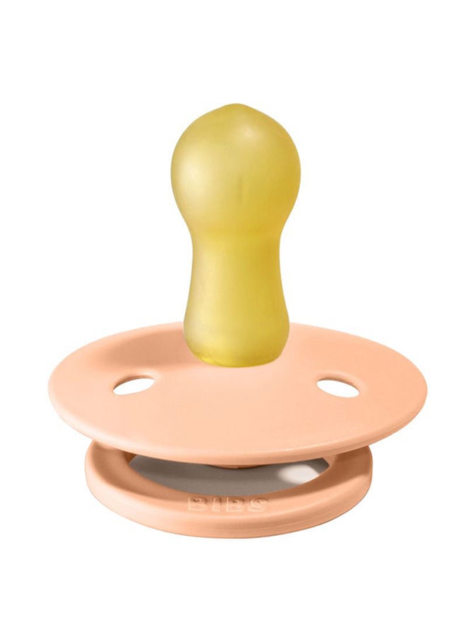 بيبس لهاية مقاس 2 مناسبة للأطفال حديثي المشي من عمر 6 أشهر إلى 18 شهراً من قطعة واحدة، لون خوخي صن سيت - Image 1