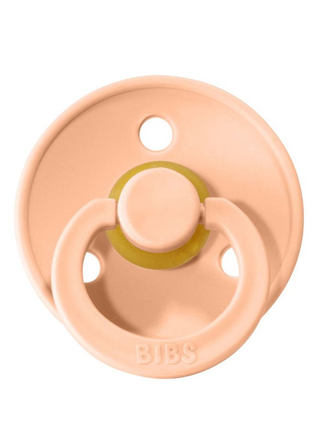 بيبس لهاية مقاس 2 مناسبة للأطفال حديثي المشي من عمر 6 أشهر إلى 18 شهراً من قطعة واحدة، لون خوخي صن سيت - Image 2