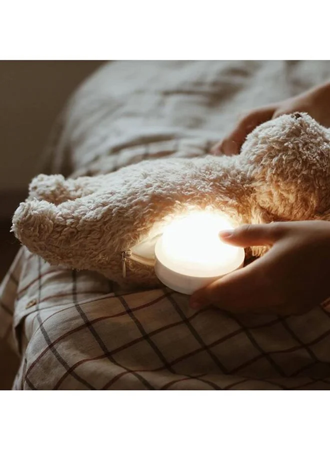 موني Organic Humming Bear Friend with Lamp - Rose Natur