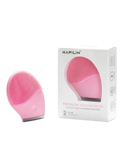 HAPILIN Pro Facial Silicone Brush Pink  - Image 2