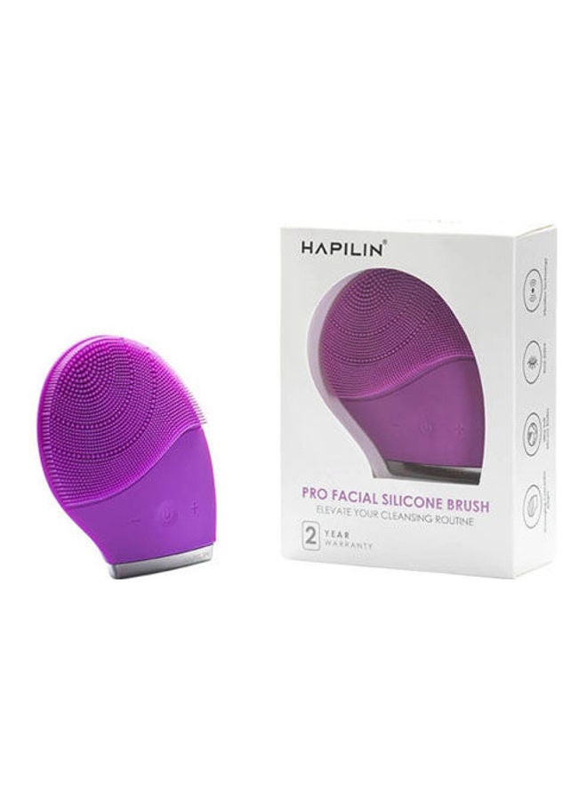 HAPILIN Pro Facial Silicone Brush Purple  - Image 2