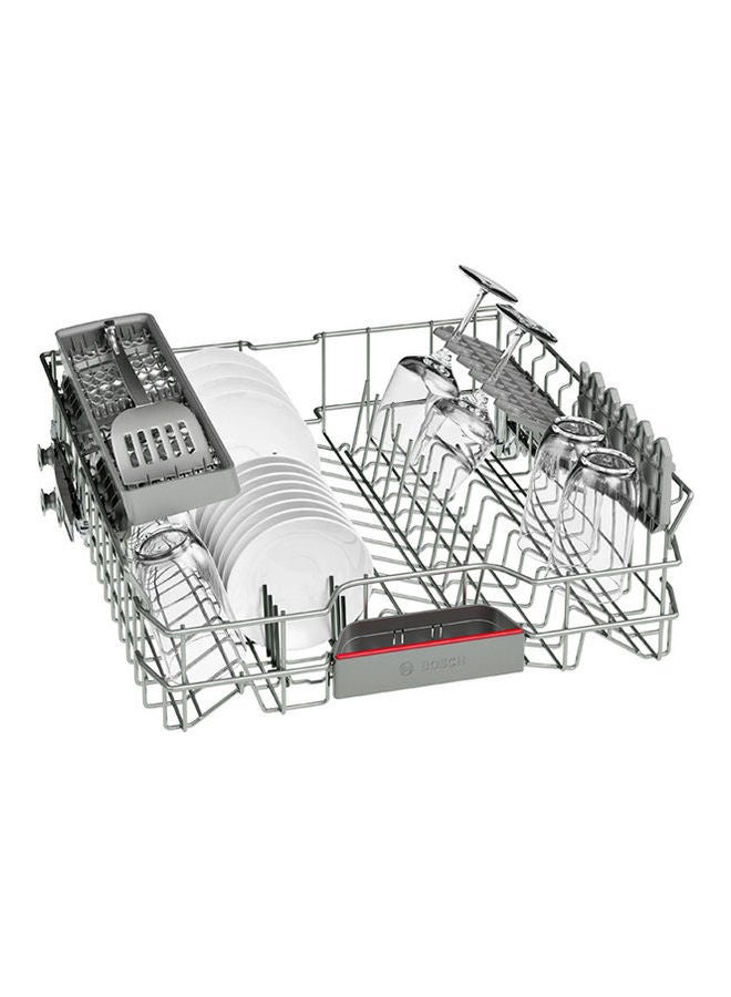 بوش غسالة أطباق سيري 4 قائمة بذاتها بسطح خارجي من الاستانلس ستيل المطلي SMS46ll10Q فضي - Image 4