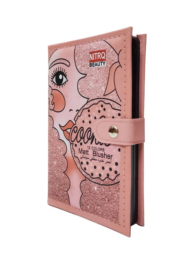 Nitrq Beauty - 12-Colour Matt Blusher Kit Multicolour - Image 1