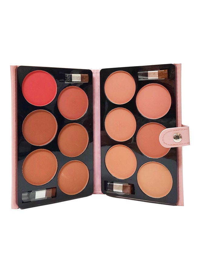 Nitrq Beauty - 12-Colour Matt Blusher Kit Multicolour - Image 1