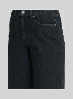 ONLY High Waist Straight Jeans Black  - Image 3