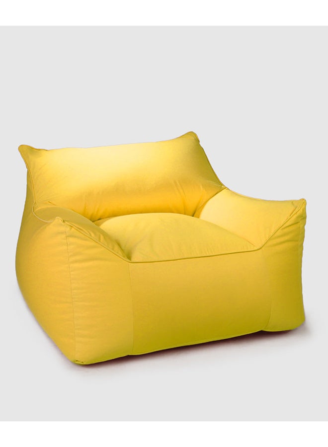 Ariika Camel Luxury bean bags Outdoors Yellow 101 L x 106 W x 85 Hcm 