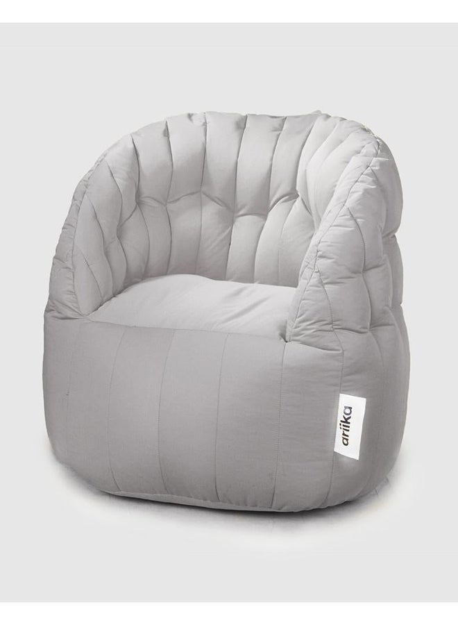Ariika - Pearl Luxury bean bags Outdoors Grey 80 D x 95 Hcm - Image 1