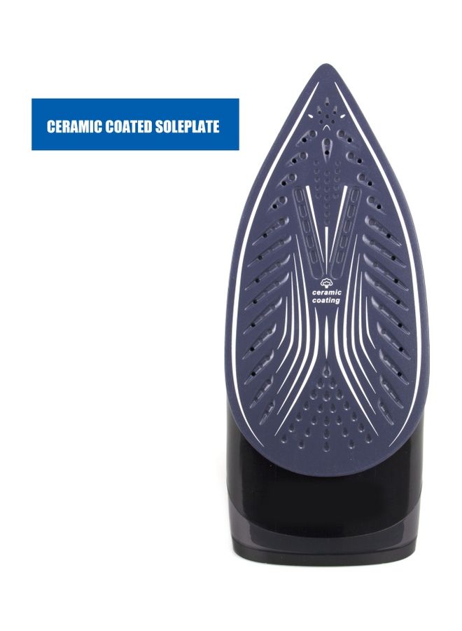 SONASHI - Steam Iron with Ceramic Coated Soleplate/Self Clean Function | Spray/Steam/Burst Steam and Dry Iron Options | Manual Temperature Setting based on Cloth Type 1 kg 2200 W SI-5074N Black - Image 1