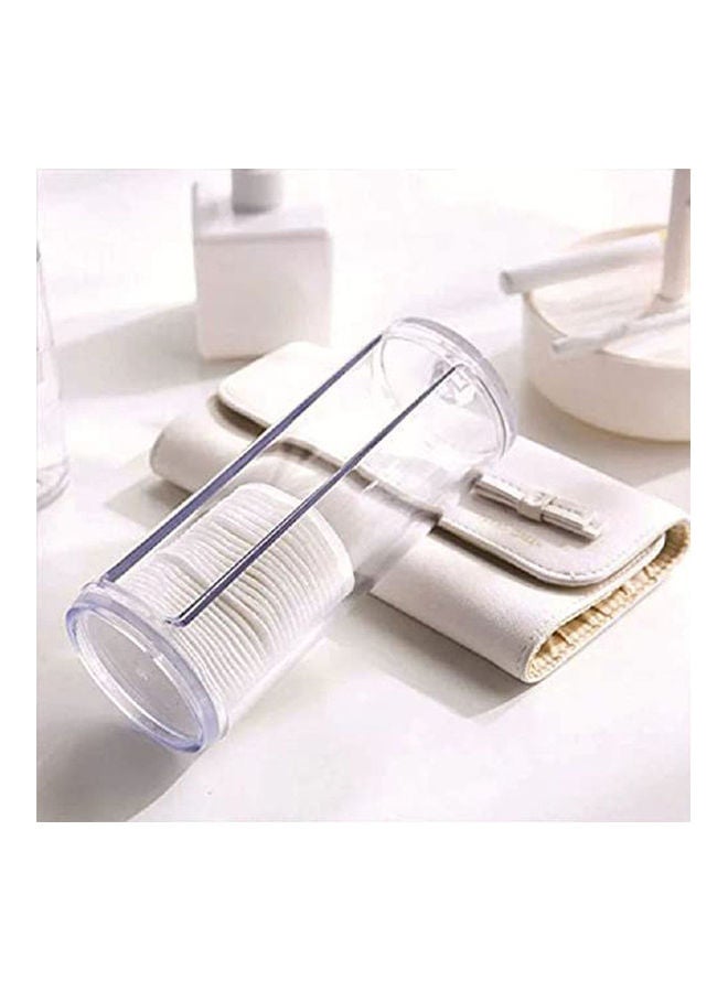 Generic Cotton Bandage Container Acrylic 2 Layer Clear  - Image 2