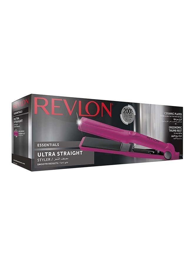 Revlon - Essentials Hair Straightener Pink - Image 1