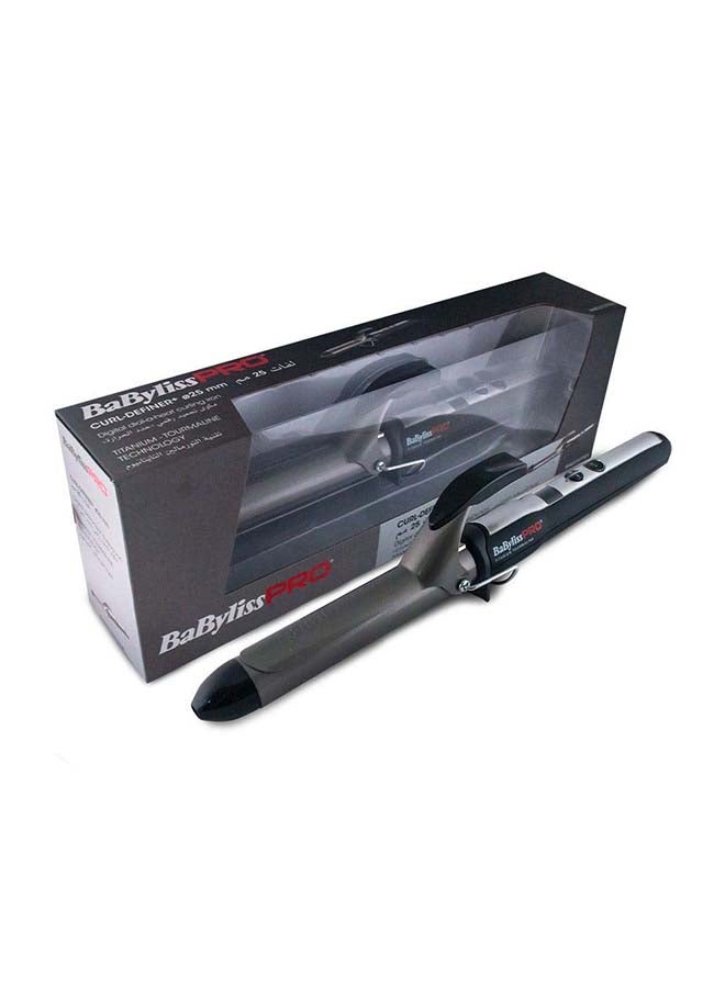 babyliss 2-In-1 Slim Curling Iron Black/Grey  - Image 1