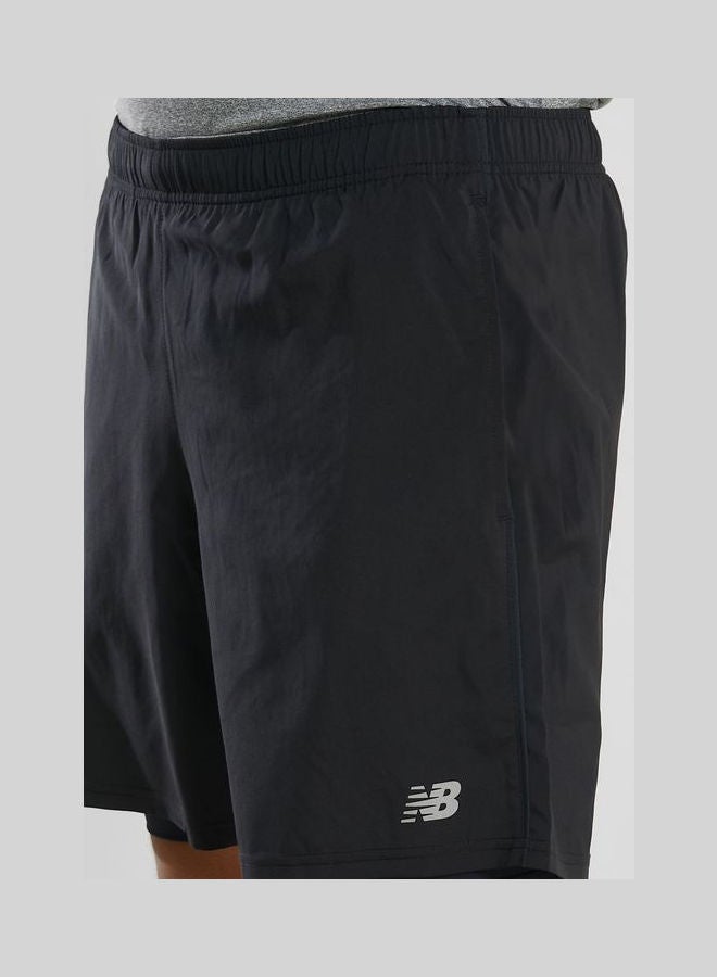 New Balance - 7" Core Run Shorts Black - Image 1