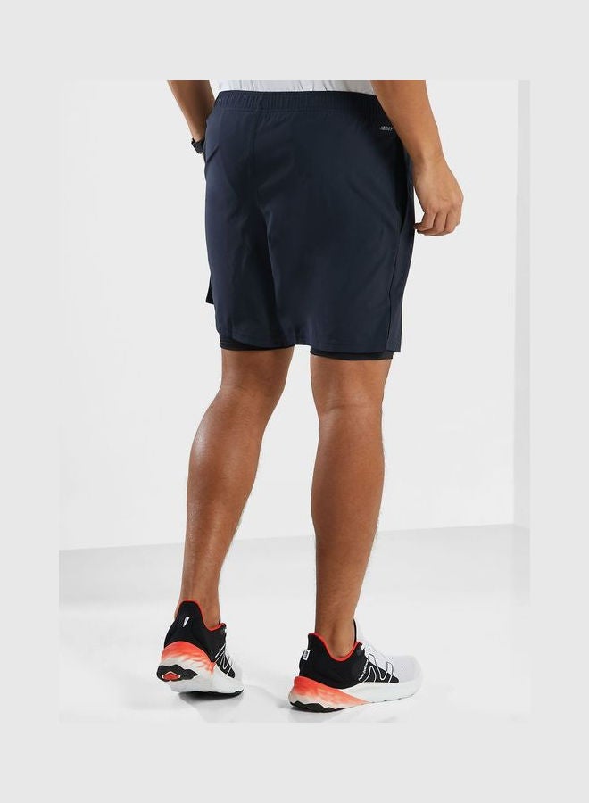 New Balance - 7" Core Run Shorts Navy - Image 1