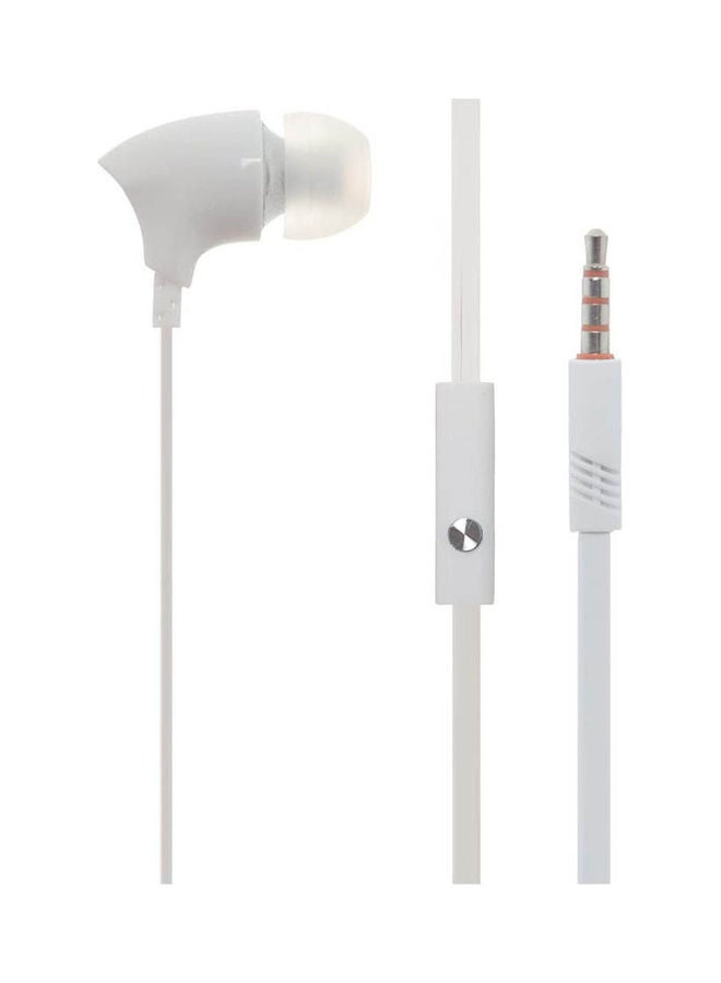 Celebrat In Ear Headphone Wired White 