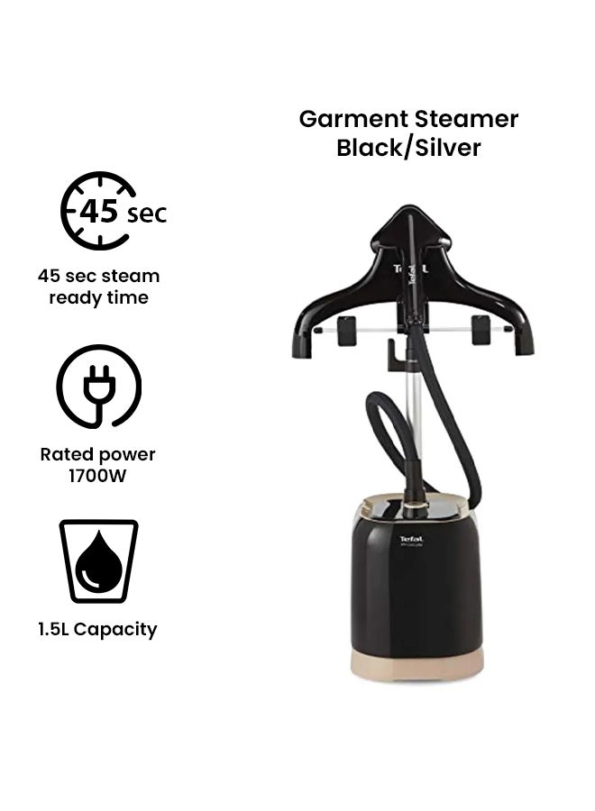 Tefal - Upright Pro Style Garment Steamer, Perfect for all fabrics, convenient, large capacity 1.5 L 1850 W IT3420M0 Black/Silver - Image 1