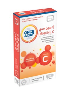 Immune C - Vitamin C 1000mg Time-Released - 30 Tablets
