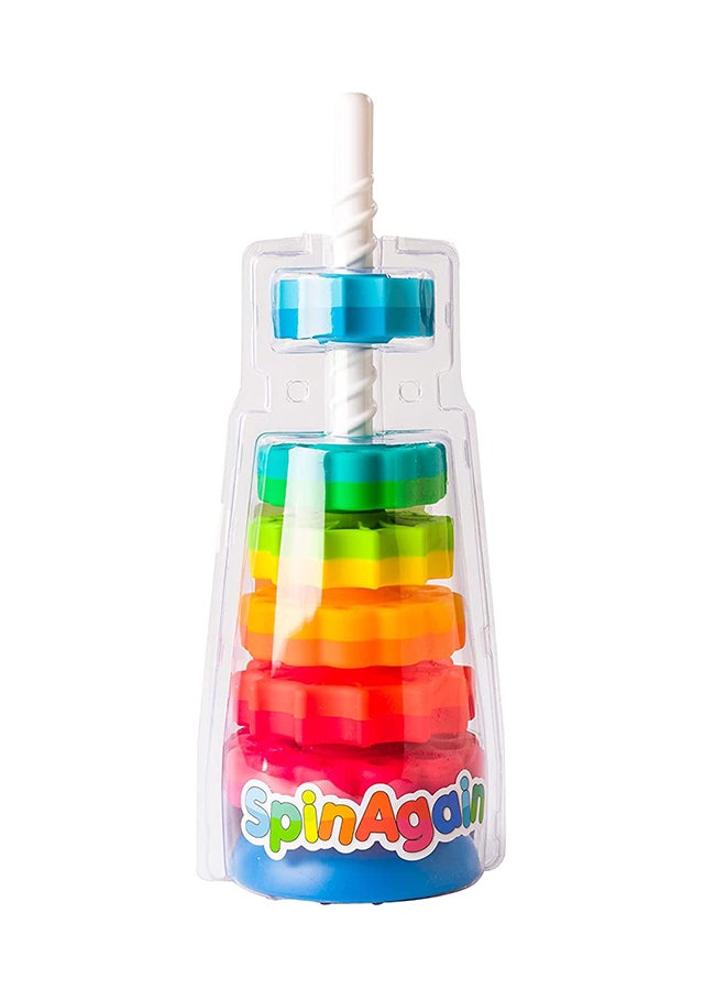 Fat Brain Toys Spin Again Kids Stacking Toy 14x43.2x17.5cm  - Image 1