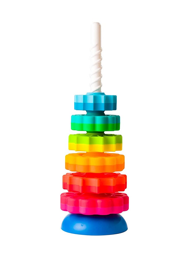Fat Brain Toys Spin Again Kids Stacking Toy 14x43.2x17.5cm  - Image 2