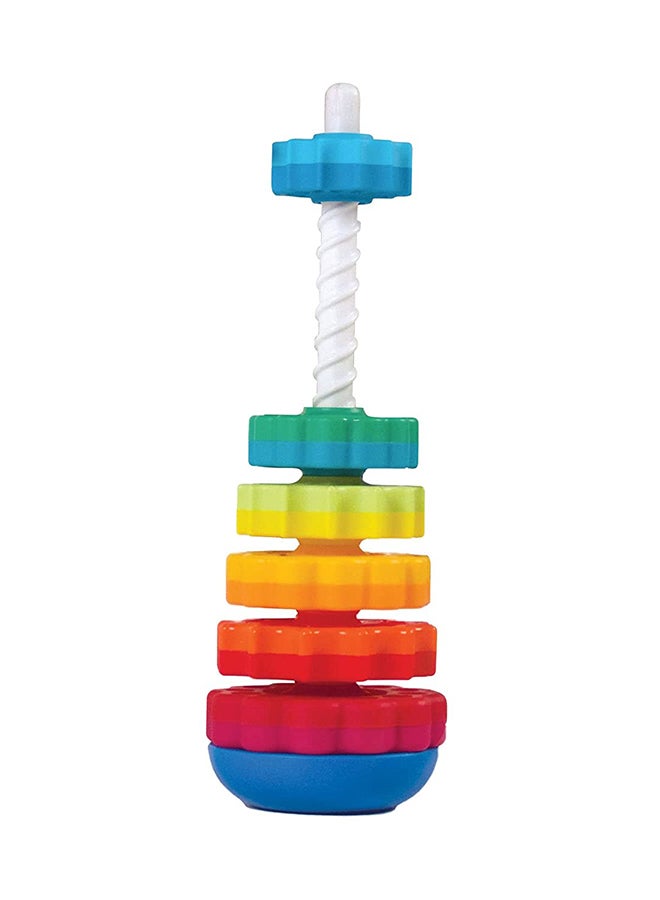 Fat Brain Toys Spin Again Kids Stacking Toy 14x43.2x17.5cm  - Image 3