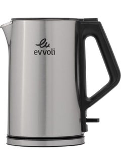 Stainless Steel Kettle, Fast Boiling Feature, Smart Power Off Technology, 2 Year Warranty 1.5 L 2200.0 W EVKA-KE15MS Silver/Black