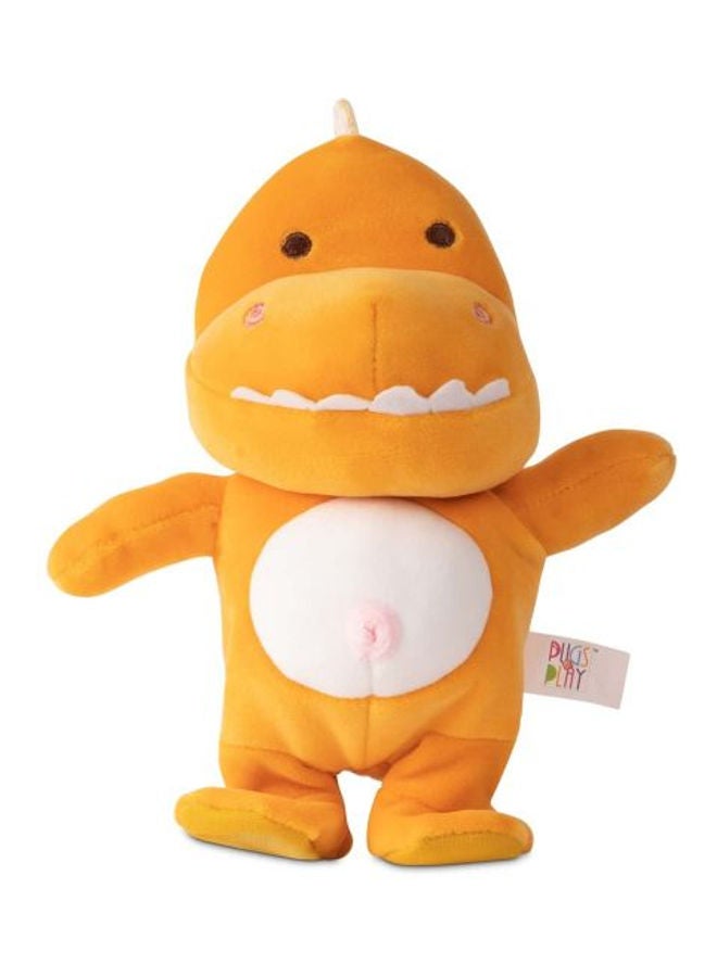 PUGS AT PLAY Walking And Talking Stuffed Dinosaur 13x14x23cm  - Image 1