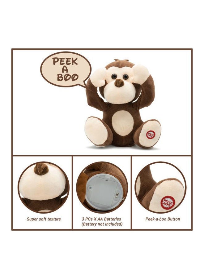 PUGS AT PLAY Peek-A-Boo Freedo Stuffed Monkey  - Image 2