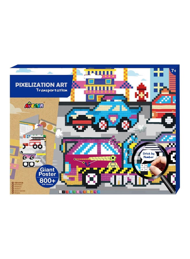 Avenir Pixelization Transportation Art Set #NULLL#  - Image 1