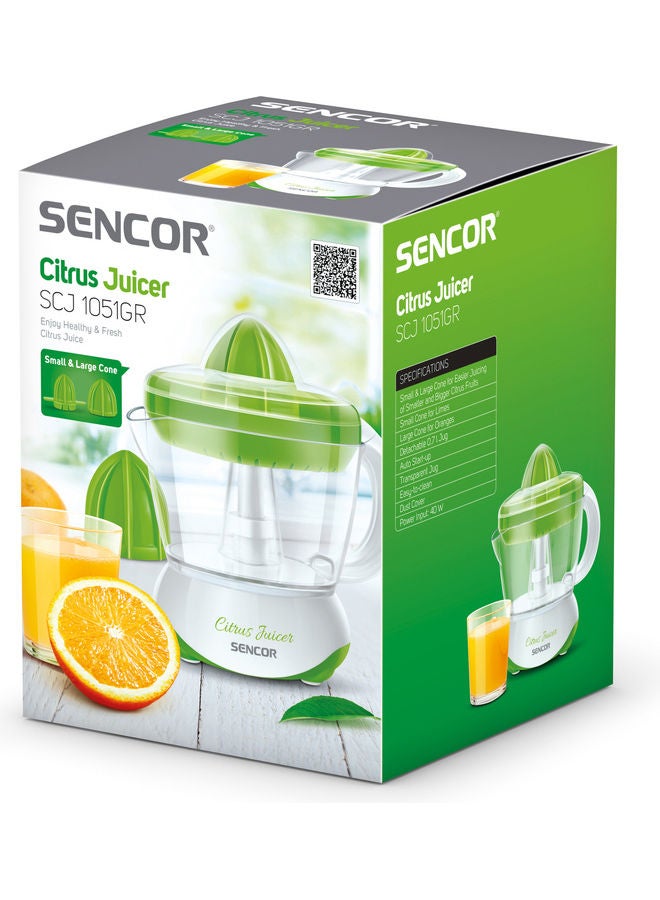 سنكور Cirtus Juicer 700.0 ml 60.0 W SCJ 1051GR Green  - Image 2