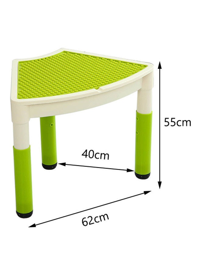 جساي تويز Irregular Table Building Block Toy For Children's School Green  - Image 2