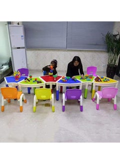 جساي تويز Irregular Table Building Block Toy For Children's School Green  - Image 4