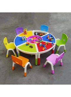 جساي تويز Irregular Table Building Block Toy For Children's School Green  - Image 5