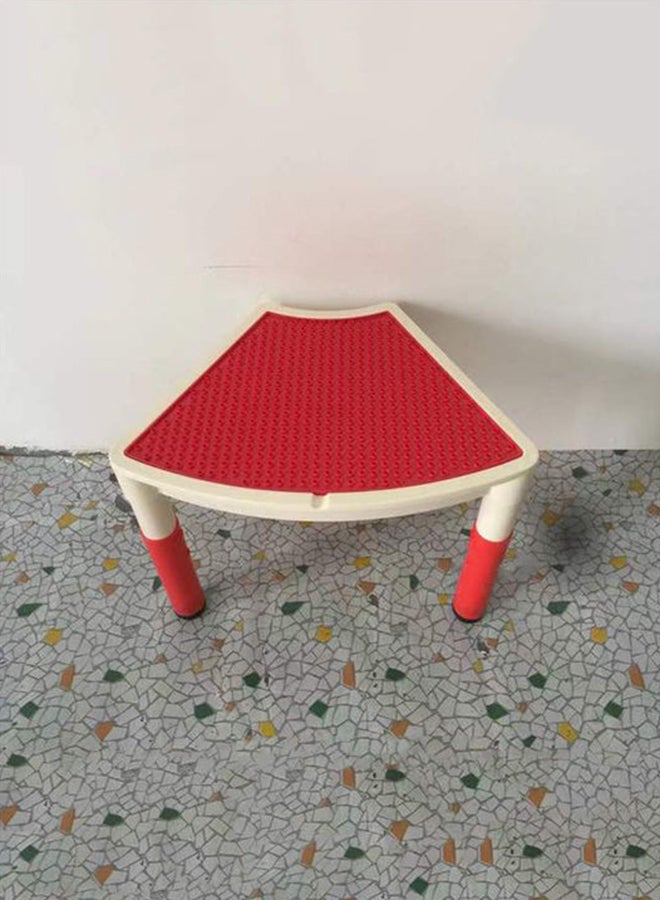 جساي تويز Building Block Toy Irregular Table For Children Red  - Image 3