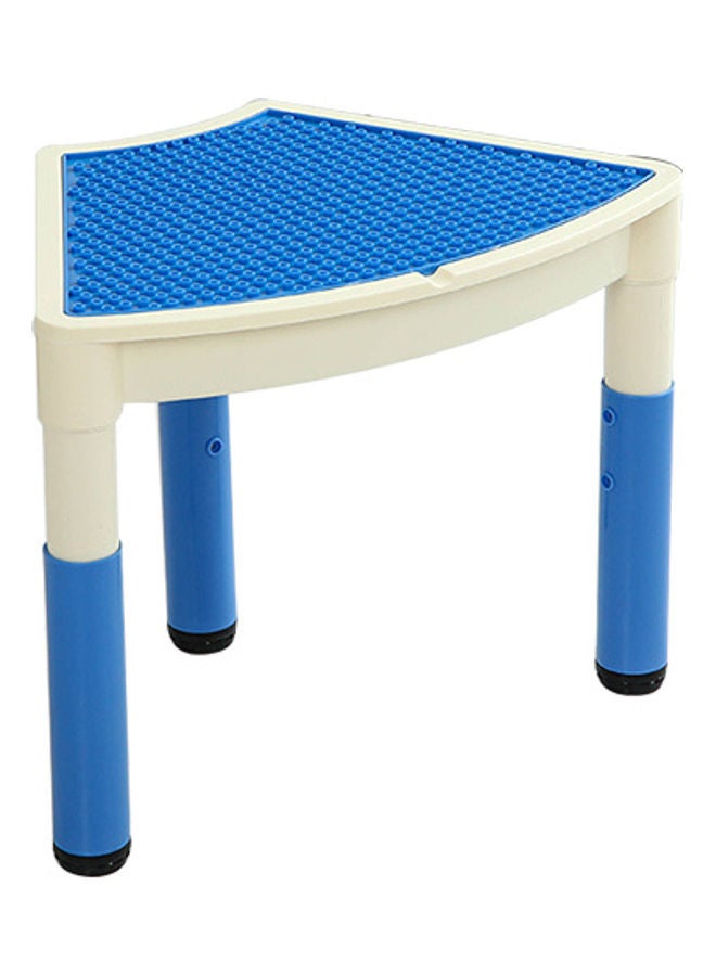 جساي تويز Building Block Toy Irregular Table Children's For Daycare Blue  - Image 1