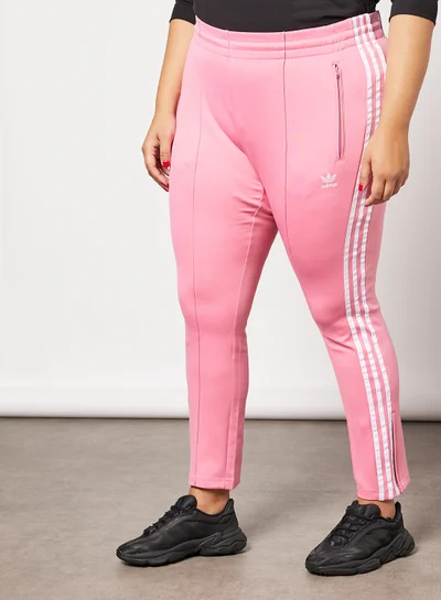 اديداس اوريجينالز Plus Size Primeblue SST Track Pants Pink