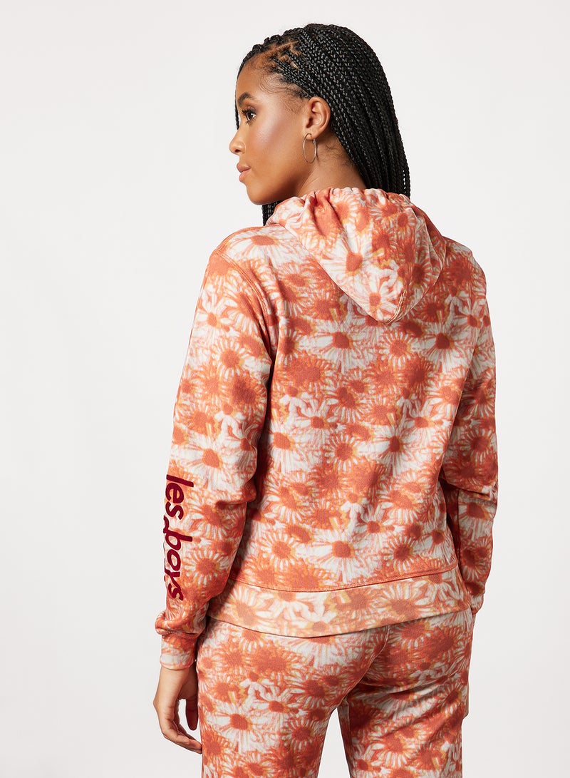 ليس جيرلز ليس بويز - Hazy Daisy Hoodie Orange - Image 1