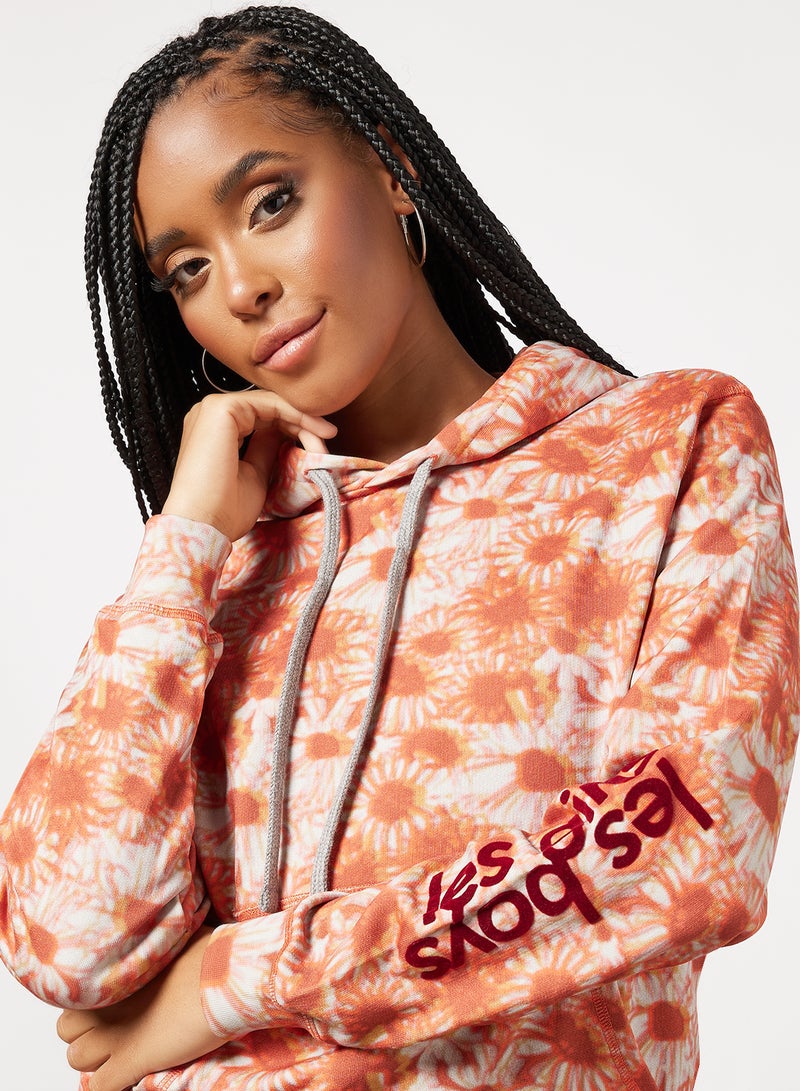 ليس جيرلز ليس بويز - Hazy Daisy Hoodie Orange - Image 1