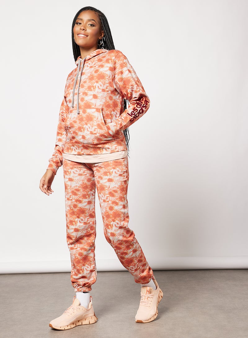 ليس جيرلز ليس بويز - Hazy Daisy Hoodie Orange - Image 1