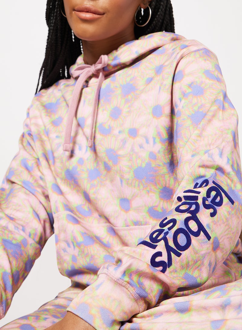Les Girls Les Boys - Hazy Daisy Hoodie Multicolour - Image 1