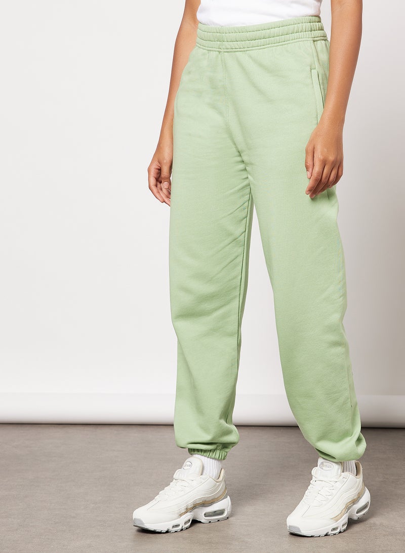 Les Girls Les Boys - Basic Loose Fit Sweatpants Green - Image 1