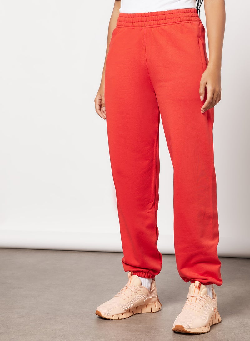 Les Girls Les Boys - Basic Loose Fit Sweatpants Red - Image 1